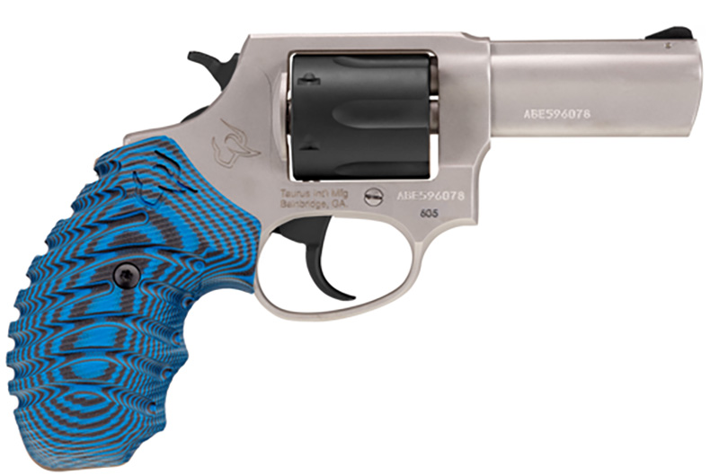 Model 605 Defender TORO, .357 Mag, 3" Barrel, Optic Ready, Blue G10 VZ, Stainless, 5-rd