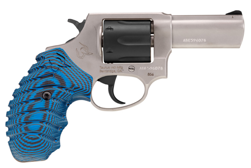 Model 856 Defender TORO, .38 Special, 3" Barrel, Optic Ready, Blue G10 VZ, Stainless, 6-rd