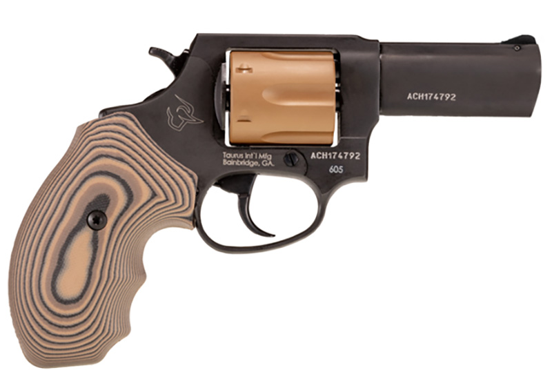 Model 856 TORO, .38 Special, 3" Barrel, Optic Ready, Brown G10 VZ, Black, 6-rd