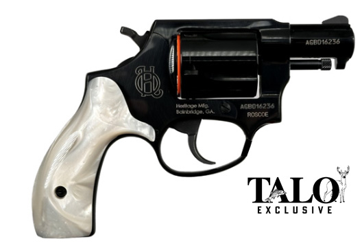 Roscoe .38 Special, 3" Barrel, Blued/White Pearl, 5-rd, TALO Exclusive