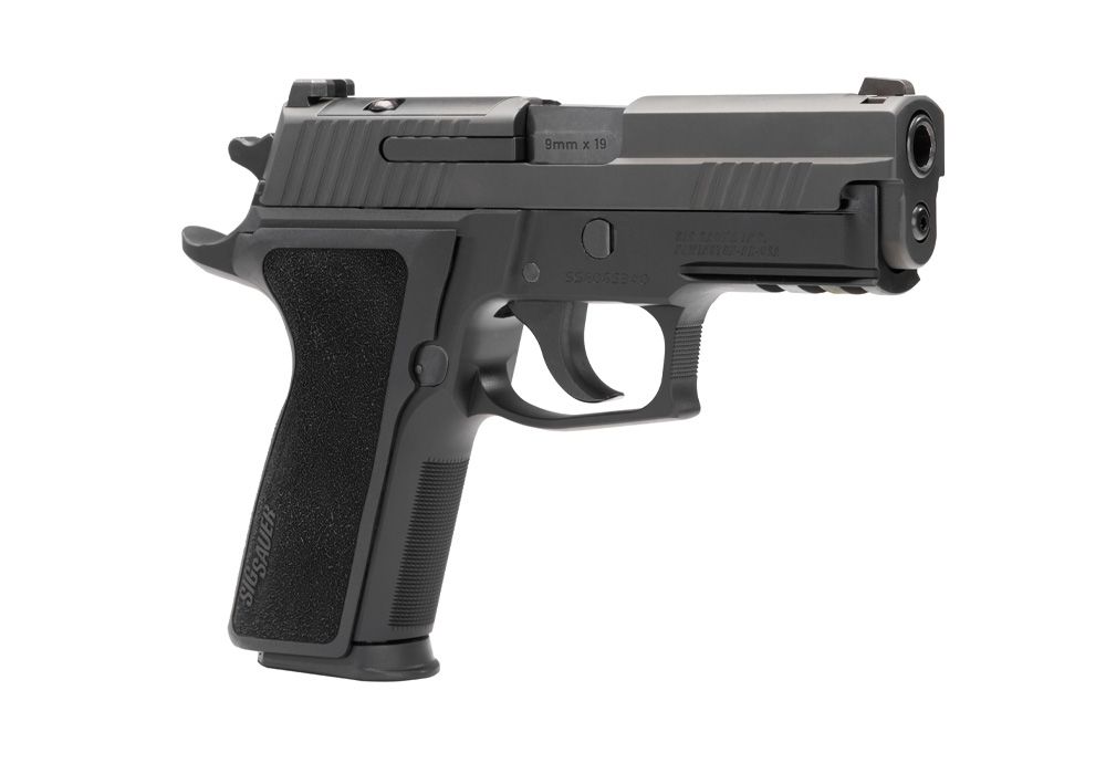 P229  Elite-Compact, 9mm, DA/SA, 3.9" Barrel, SigLite Night Sights, E2 Grip, Black (2) 15-rd