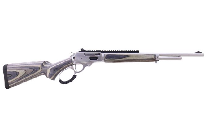 R95, .454 Casull, 18" Threaded Barrel, Stainless/Wood, Laminated Stock, 7-rd