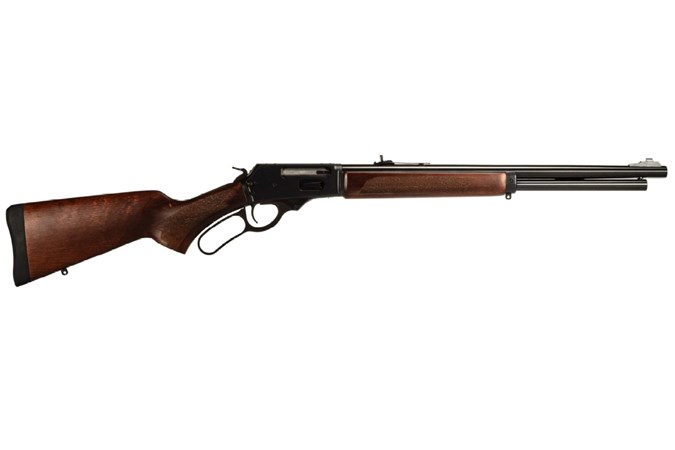 R95, .360 Buck hammer, 20" Barrel, Buckhorn Sights, Black/Hardwood, 5-rd