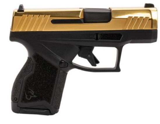 GX4, 9mm, 3.0" Barrel, Fixed Front/Adjustable Rear Sight, Black/PVD Gold, (1) 11-rd (1) 13-rd