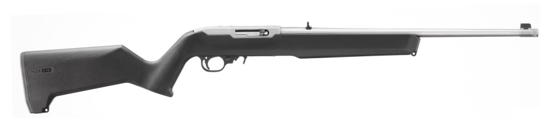 10/22 Carbine, .22LR, 18.5" Clear Satin, TB, Black Magpul MOE X-22 Stock, 10-rd