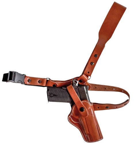 PFC Optic Ready Hoster, Fits 1911 Govt 5" 1911 CMDR 4" RH, Classic Brown