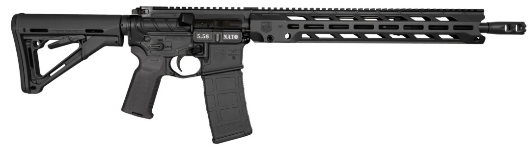DB15 Obsidian, 5.56 NATO, 16" TB, M-LOK, Black, 30-rd PMAG
