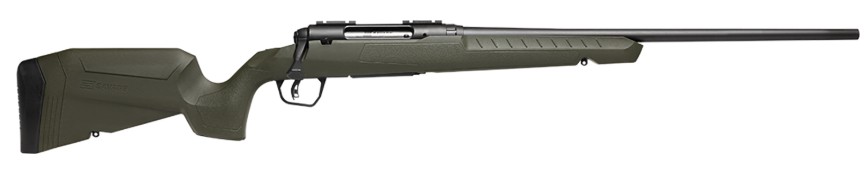 AXIS 2, .22-25 Rem, 22" Barrel, AccuTrigger, Matte Black, OD Green, 4-rd