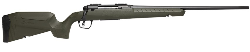 AXIS 2 Compact, .243 Win, 20" Heavy Barrel, AccuTrigger, Matte Black, OD Green, 4-rd