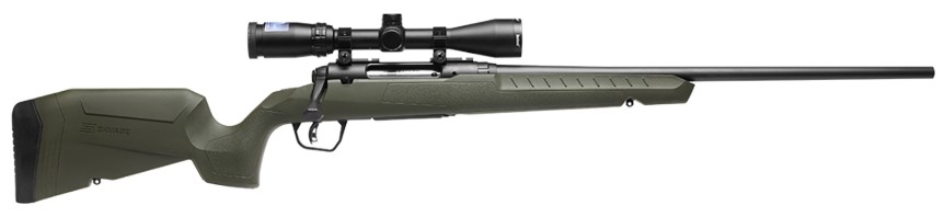 AXIS 2 XP Combo, 6.5 Creedmoor, 22" Barrel, Weaver 3-9x40 Scope, AccuTrigger, Black/OD Green, 4-rd