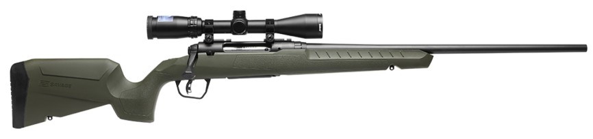 Axis 2 Compact Combo, .400 Legend, 20" Heavy Barrel, Weaver 3-9x40 Scope, AccuTrigger, Black/OD Green, 4-rd
