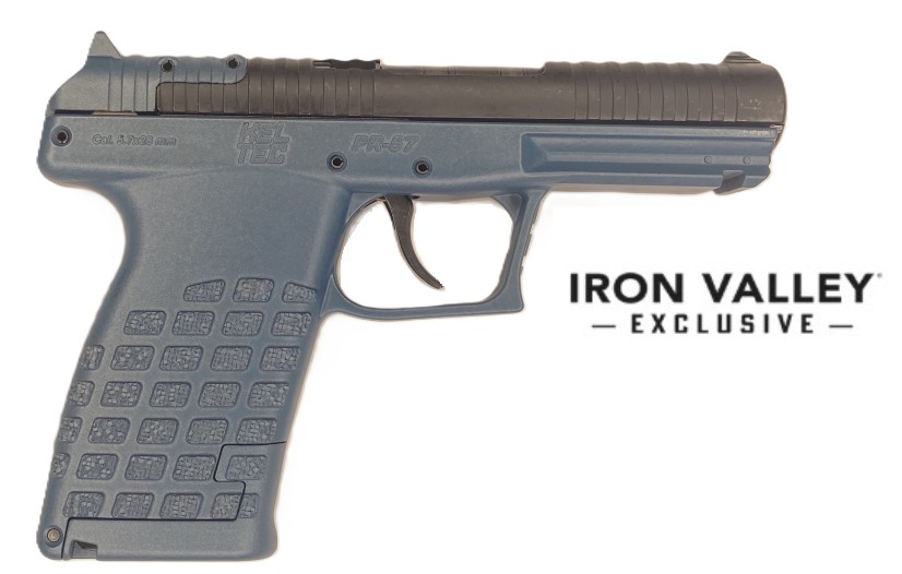 KelTec PR-5.7, 5.7x28mm, 4.64" Barrel, Optic Ready, Blue Titanium, 20-rd, IVS Exclusive