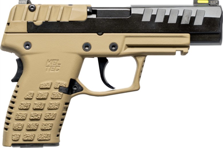 P15, 9mm, 4" Barrel, Fiber Optic Front Sight, Tan, (2) 10-rd, CA Compliant