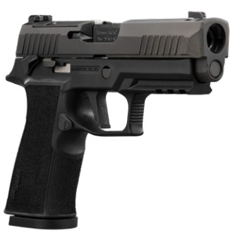P320 XTen Carry Comp, 10mm, 3.8" Barrel, Compensator, Manual Safety, Black, (2) 10-rd