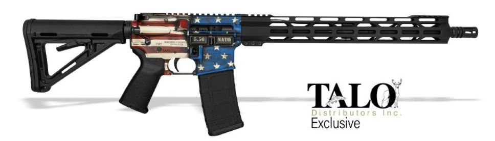 DB15, 5.56, 16" Barrel, 15" M-LOK, American Flag, PMAG, 30-rd, TALO