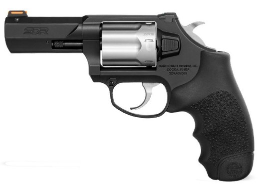 SDR, .357 Mag, 3" Barrel, Fiber Optic Rear Sight, Two-Tone, Stainless, Black, 6-rd, TALO