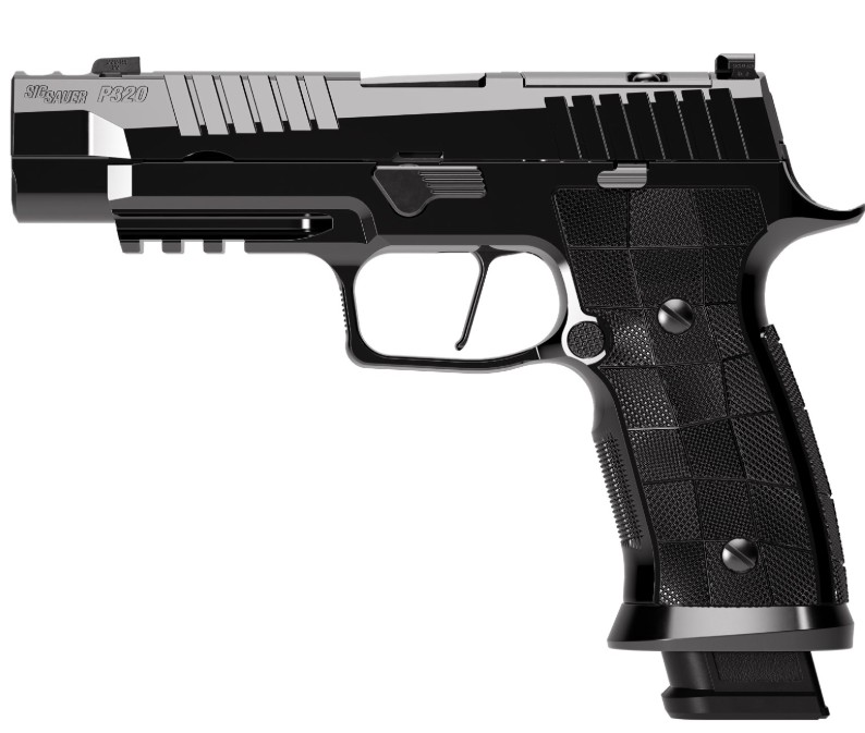 P320 SXG Reserve, 9mm, 3.9" Barrel, XRay3 Day/Night Sights, OR, High Polish Black, (3) 21-rd