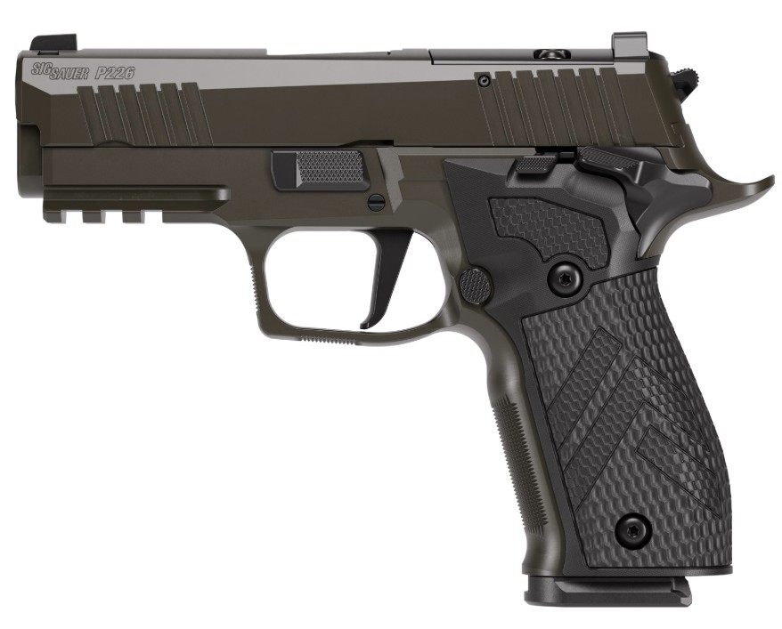 P226-XCarry Legion, 9mm, 3.8" Bull Barrel, SIG-LOC PRO OR, SAO, Legion Grey, (3) 10-rd