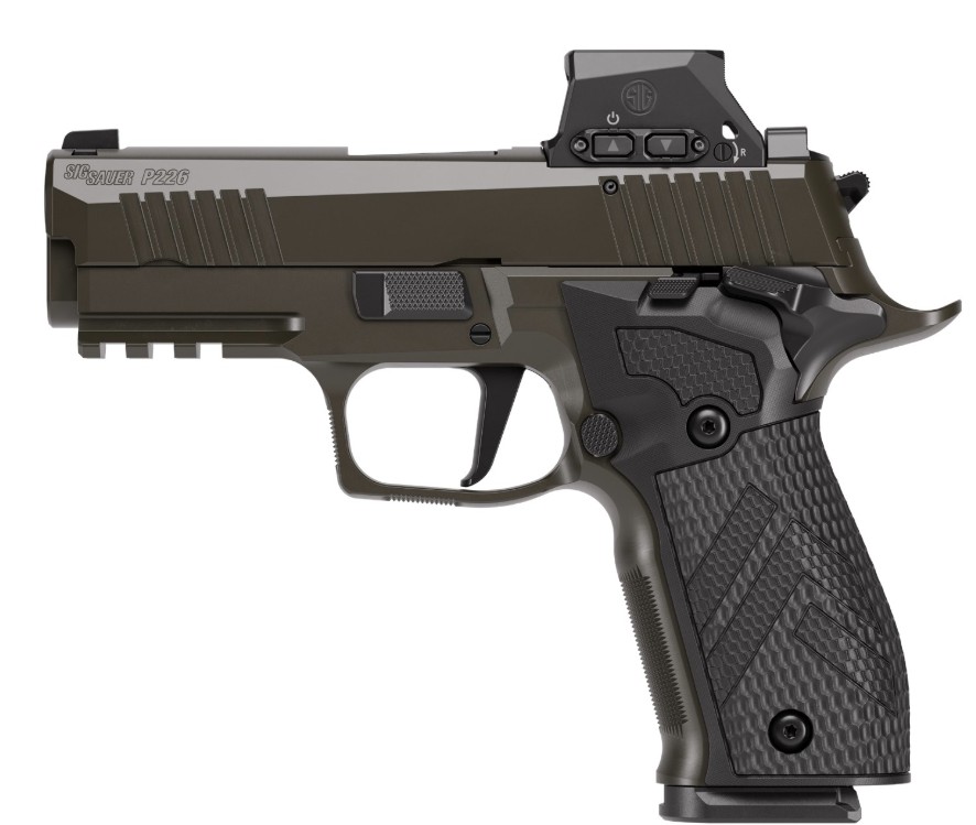 P226-XCarry Legion, 9mm, 3.8" Bull Barrel, ROMEOX PRO SIG-LOC Optic, SAO, Legion Grey, (3) 18-rd