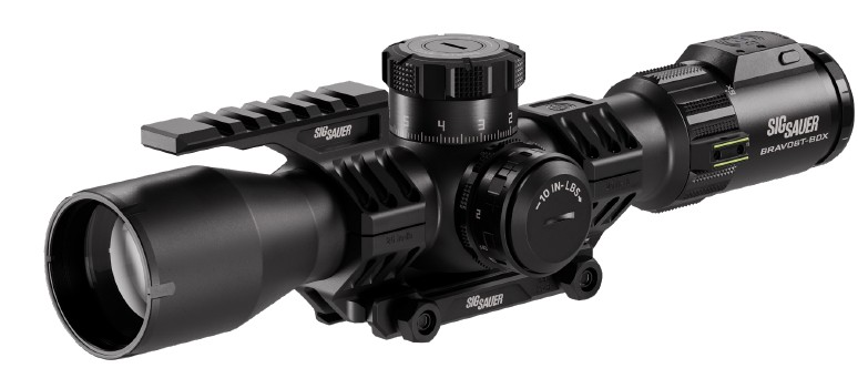 Bravo6T-BDX Digital Enhanced Scope, 3-18x44mm, 35mm, FFP, MRAD Milling, Level Plex, Side Focus, Black