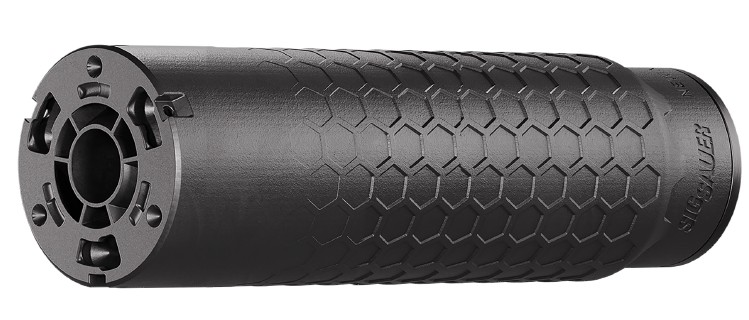 Hexium, 5.56mm INC, HUB Taper Direct Thread Mount, Titanium Core, Black