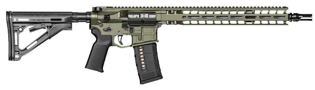 Model 1, 6mm ARC, 14.5" Threaded Barrel, SBA3 Brace, Picatinny, Magpul Grip, Radian OD Green, (1) 20-rd