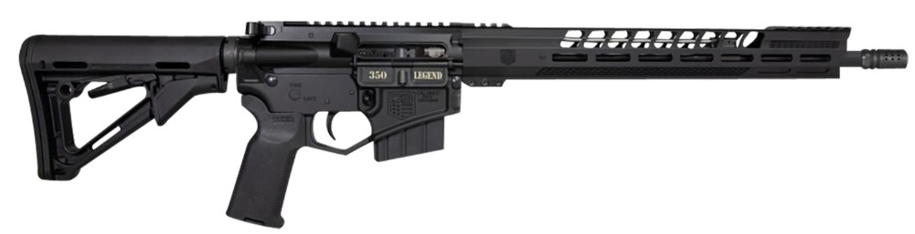 DB15 Black Gold Series, .350 Legend, 16" Threaded Barrel w/ Compensator, M-LOK, Black, (1) CPD Mag, 5-rd
