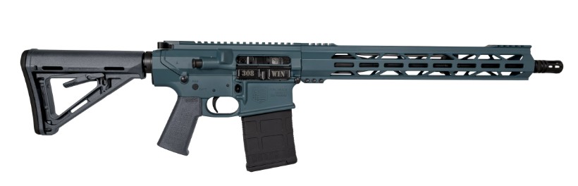 DB10 Carbon Series, .308 Win, 16" Threaded Barrel, M-LOK, A2 FH, Moe K Grip, Jesse James Blue, (1) PMag, 20-rd