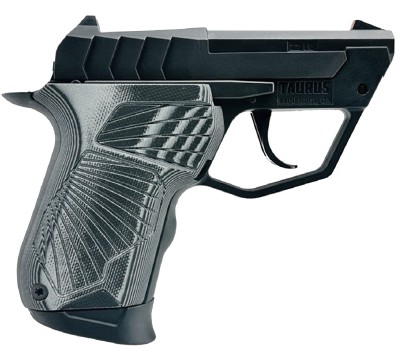 22 TUC, .22LR, 2.5", FS, Black, Grey, G10 Grips, 9-rd