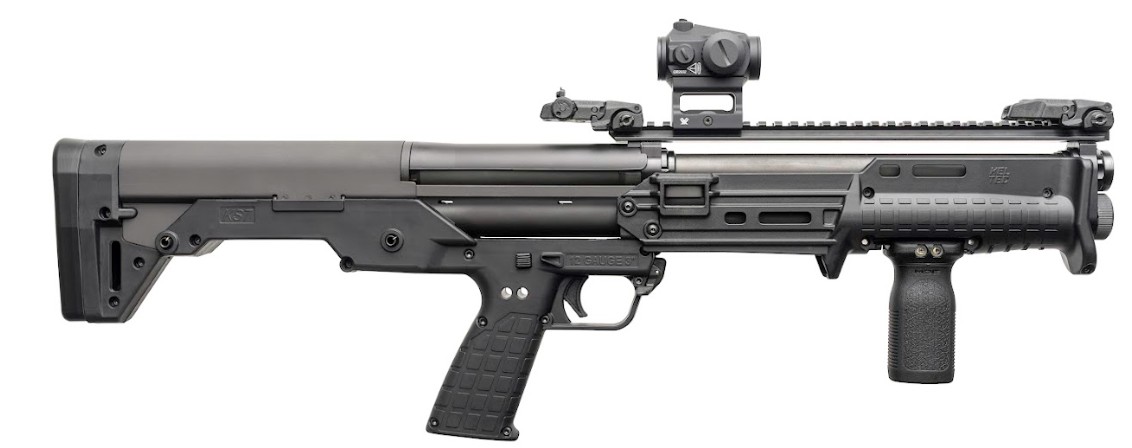KS7 Defender Package, 18.5" Barrel, Vortex CF Green Dot, Magpul Flip Sight Set, Black, 6-rd