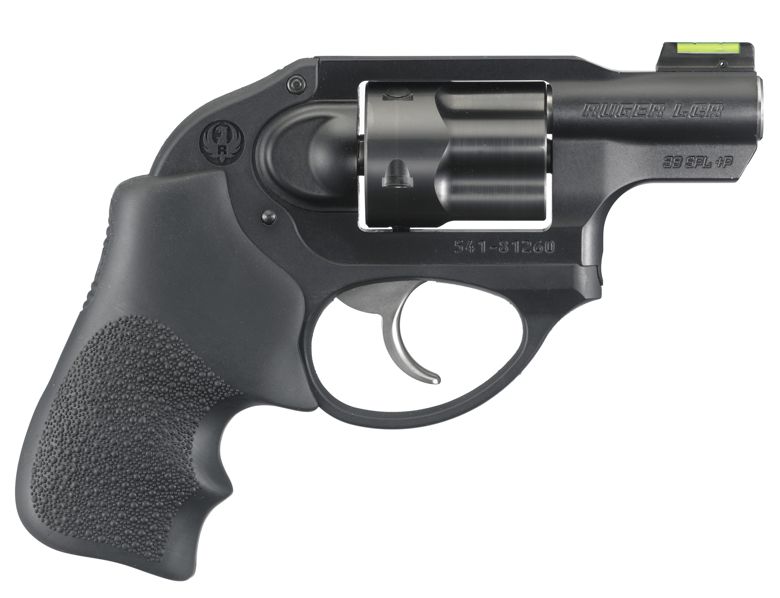 LCR, .38 Spl +P, 1.87" Barrel, FO Front Sight, Hogue Tamer Monogrip, Black, 5-rd