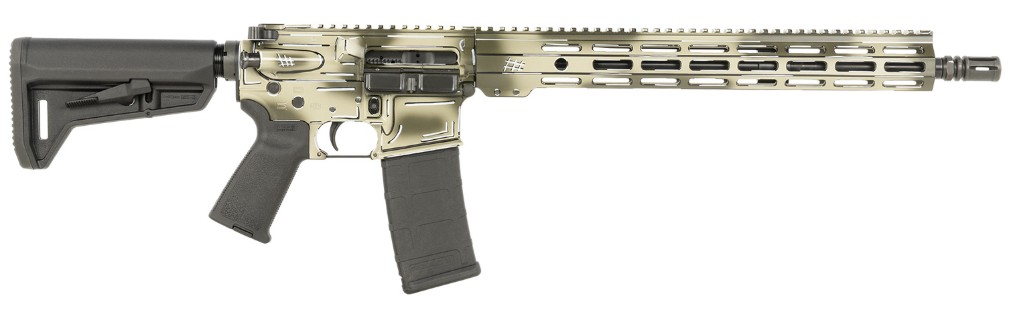 Anime 15, 5.56 NATO, 16" Threaded Barrel, M-LOK, OD Green, 30-rd