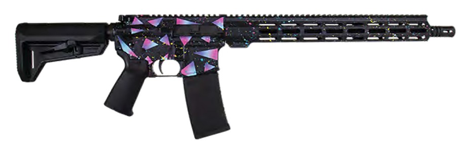 Miami AR-15, 5.56 NATO, 16" Threaded Barrel, M-LOK, Multi Color Paint, 30-rd