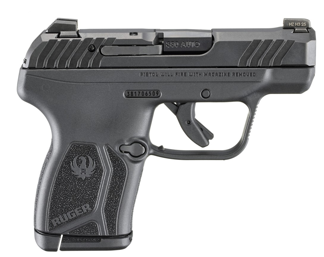 LCP Max, .380 Auto, 2.8" Barrel, Manual Safety, Tritium Front Sight, Black, 10-rd