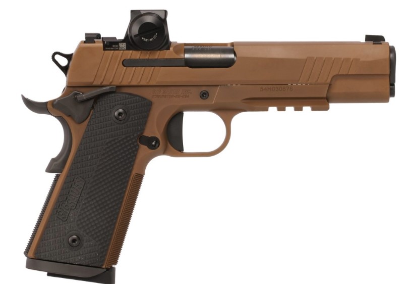 1911X Emperor Scorpion, .45 ACP, 5" Barrel, OR, ROMEO-X Red Dot, Coyote, (2) 8-rd