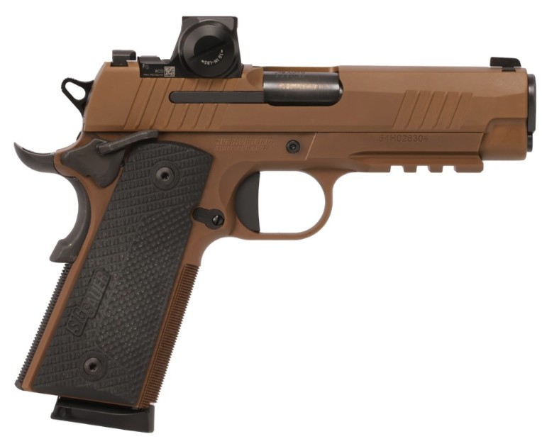1911X Carry Emperor Scorpion, .45 ACP, 4.25" Barrel, OR, ROMEO-X Red Dot, Coyote, (2) 8-rd