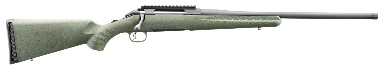 Glenfield Model A, .30-06 Spfd, 20" Threaded Barrel, Black, Moss Green Splatter, 4-rd