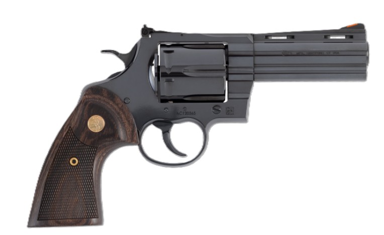 Anaconda, .44 Mag, 4.25" Barrel, Polished Blued, Walnut Grip, 6-rd