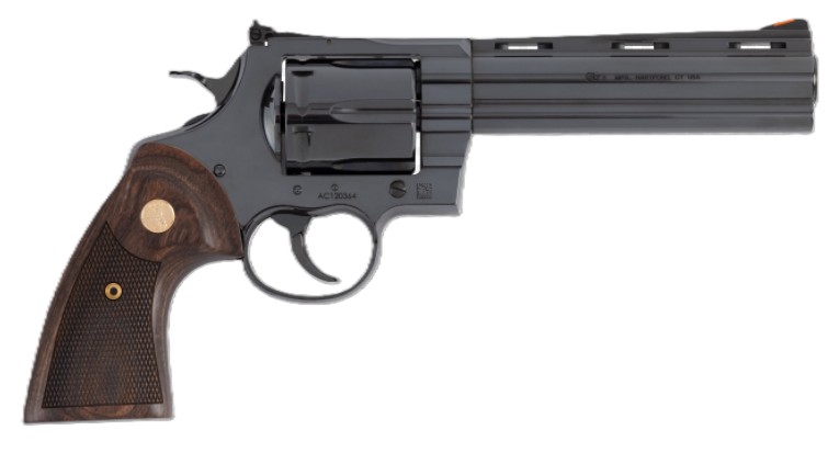 Anaconda, .44 Mag, 6" Barrel, Polished Blued, Walnut Grip, 6-rd
