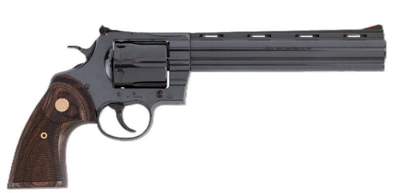 Anaconda, .44 Mag, 8" Barrel, Polished Blued, Walnut Grip, 6-rd
