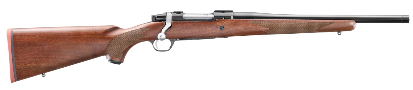 Hawkeye Hunter, .358 Win, 16.6" Threaded Barrel, Satin Blued, Walnut, 4-rd