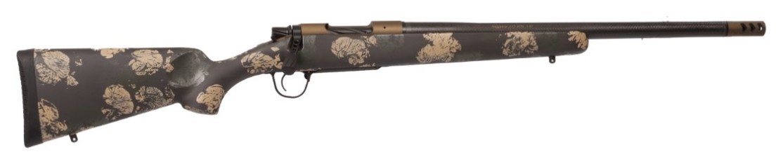 Ridgeline FFT, .243 Win, 20" Threaded Barrel, Burnt Bronze, Green & Tan Accents, 4-rd