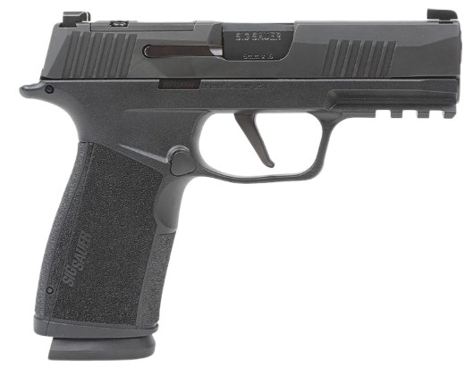 P365X Macro, 9mm, 3.7" Barrel, OR, XRay3 Day/Night, Manual Safety, Black, (2) 10-rd