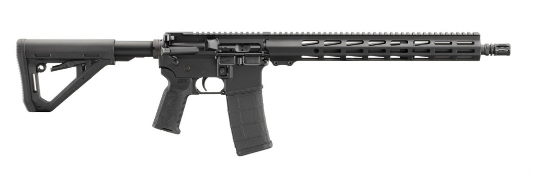 Harrier, 5.56, 16.10" Threaded Barrel, M-LOK, A2 FH, Magpul MOE-K2 Stock, Black, 30-rd PMAG