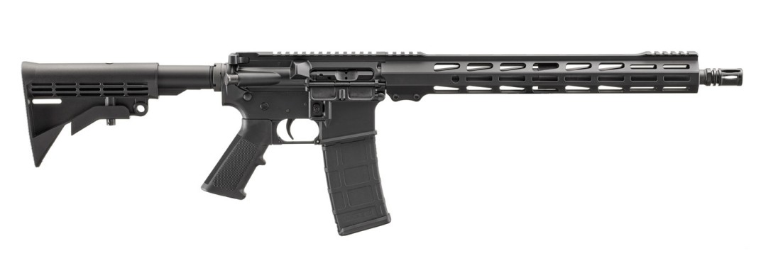 Harrier, 5.56, 16.10" Threaded Barrel, M-LOK, A2 FH, A2 Stock, Black, 30-rd PMAG