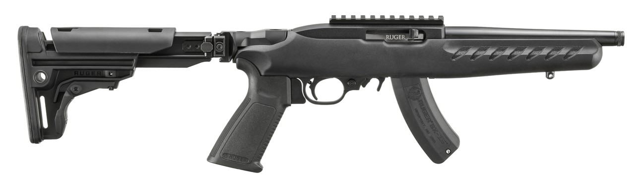 10/22 SBR, .22LR, 8"  Threaded Barrel, Folding Stock, BX-Trigger, Black, 15-rd