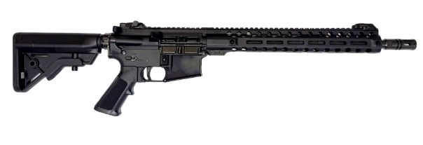 Enhanced Patrol Rifle, 5.56, 16.1" Barrel, P&W, Magpul MBUS Sights, Matte Black, 30-rd