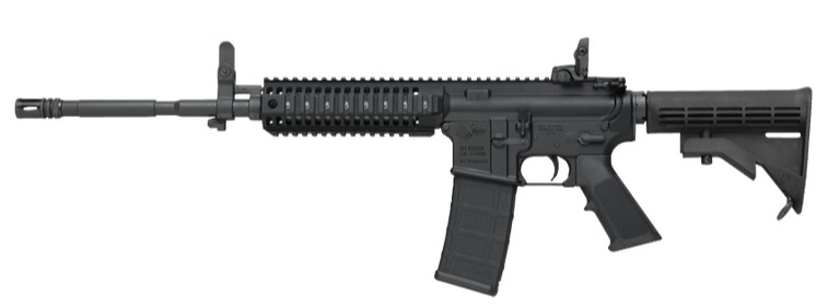 M4 Monolithic Carbine, 5.56, 16.1" Barrel,  Magpul MBUS Sights, Folding Stock, Black, 30-rd