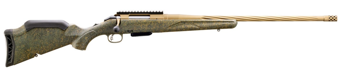 American Rifle Gen II Predator, .350 Leg, 22" TBB, Bronze, Green, Splatter, 5-rd