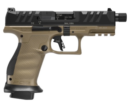 PDP Pro SD Compact, 9mm, 4.6" TB, Optics Ready, Black, FDE, (3) 10-rd